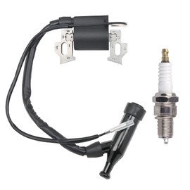 Aylux GX160 Ignition Coil with Spark Plug for Honda GX110 GX120 GX140 GX200 5.5HP 6.5HP Engine Fits Harbor Freight Predator 212cc 6.5HP Go Kart OHV Replace 30500-ZE1-063 30500-ZE1-073