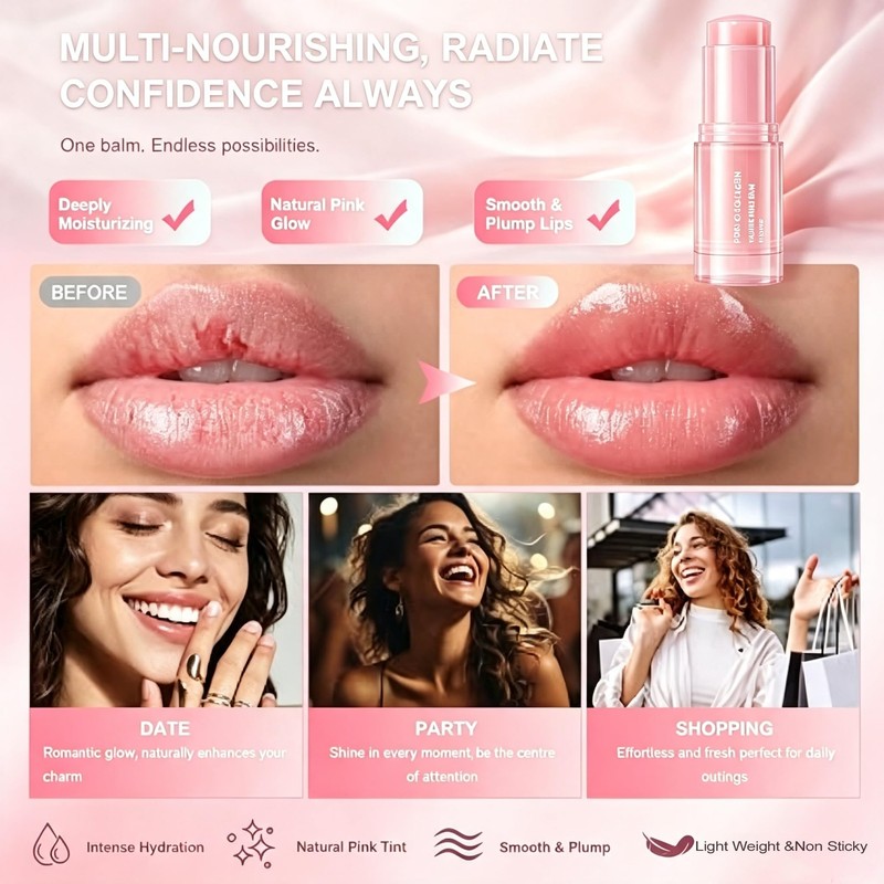 PDRN Collagen Ghk-cu Peptide Cream Calcium Balm Stick- Korean Collagen