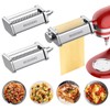 Pasta Attachment for KitchenAid Mixer, Includes Pasta Sheet Roller, Spaghetti