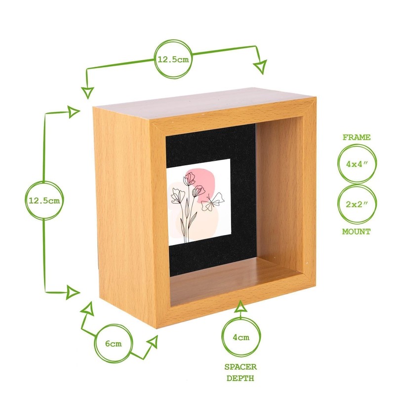 Nicola Spring 4 x 4 3D Shadow Deep Box Photo