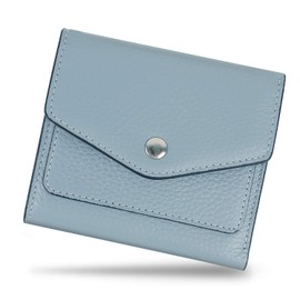 YALUXE Women's Genuine Leather Wallet with 9 Card Slots Cash Pockets RFID Protection Small Comnpact