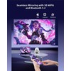 Mini Projector with Wifi and Bluetooth,Home Movie Projector for Bedroom