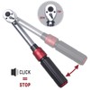 FOURROBBER Torque Wrench 1/4-inch Drive Click Dual-Direction Adjustable 90-Tooth Torque