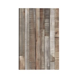 Nijuodnijir Light Switch Cover Plate Rustic Brown Wood Splicing Wooden Boards 1 Gang No Device Blank Electrical Wall Plates Faceplate Decorative Switch Plate For Farmhouse Cabin Decor