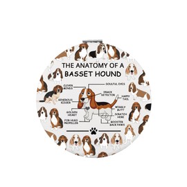 Zuo Bao Lustiger Basset Hound Hundeliebhaber Geschenke The Anatomy of A Basset Hound Spiegel (Basset Hound)
