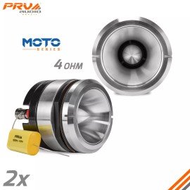 PRV Audio 2x PRV Motorcycle Bullet Tweeter 2.25" Short Horn 240W 4Ohm MT2.2TWC-4 Neodymium