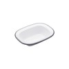 Pie Dish - Enamel - Oblong - 16cm