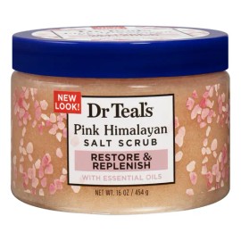 Dr Teal's Exfoliante Corporal con Sal Rosa del Himalaya, 454g