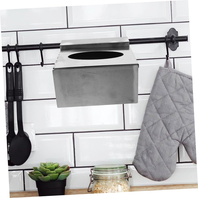 BIUDECO Hospital Glove Box Stainless Steel Wall Mount Glove Dispenser