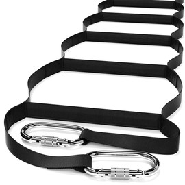 ISOP Emergency Escape Ladder 2 Story 16ft (5m) | Made in USA Reusable Escape Ladder | Snap Hooks Included - Lightweight & Durable up to 470 lbs. | Emergency Equipment | Climbing Ladder