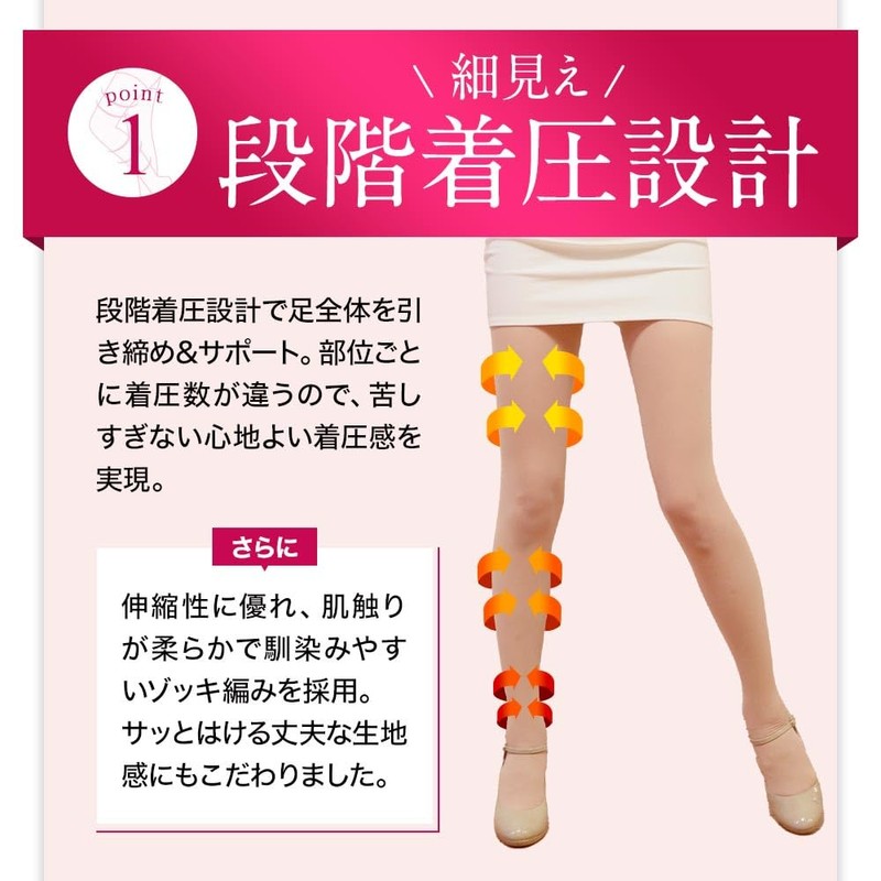 [Easy Beauty] Compression Stockings, Beautiful Legs, Stockings, Compression, Made in