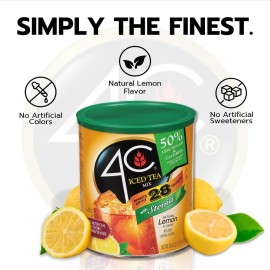 4C Reduced Sugar Drink Mix 36.9 Ounce Delicious Flavored Drink Concentrate