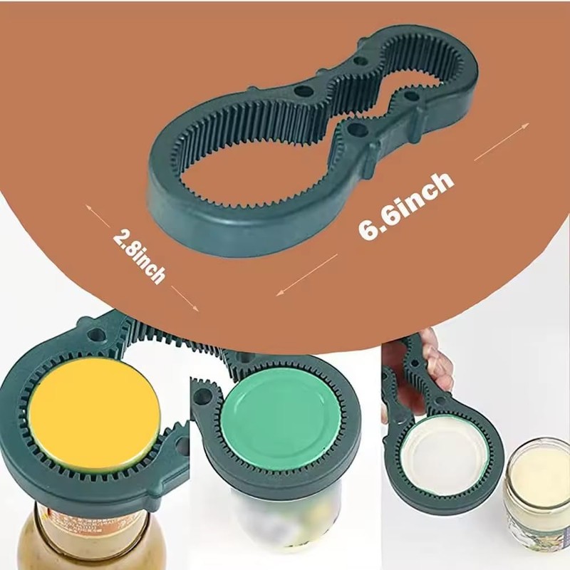 NIRPAUS Electric Can Opener with Jar Grip, Bottle Opener Automatic