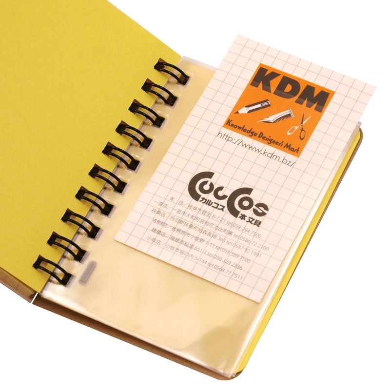 Delphonics Rolburn Memo with Pocket Metallic Mini (Gold)