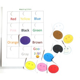 Laminated Early Learning Worksheets Ages 2-3
