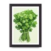 Lithobee - Cilantros Delicate Stems Graphic Riso Home Wall Art