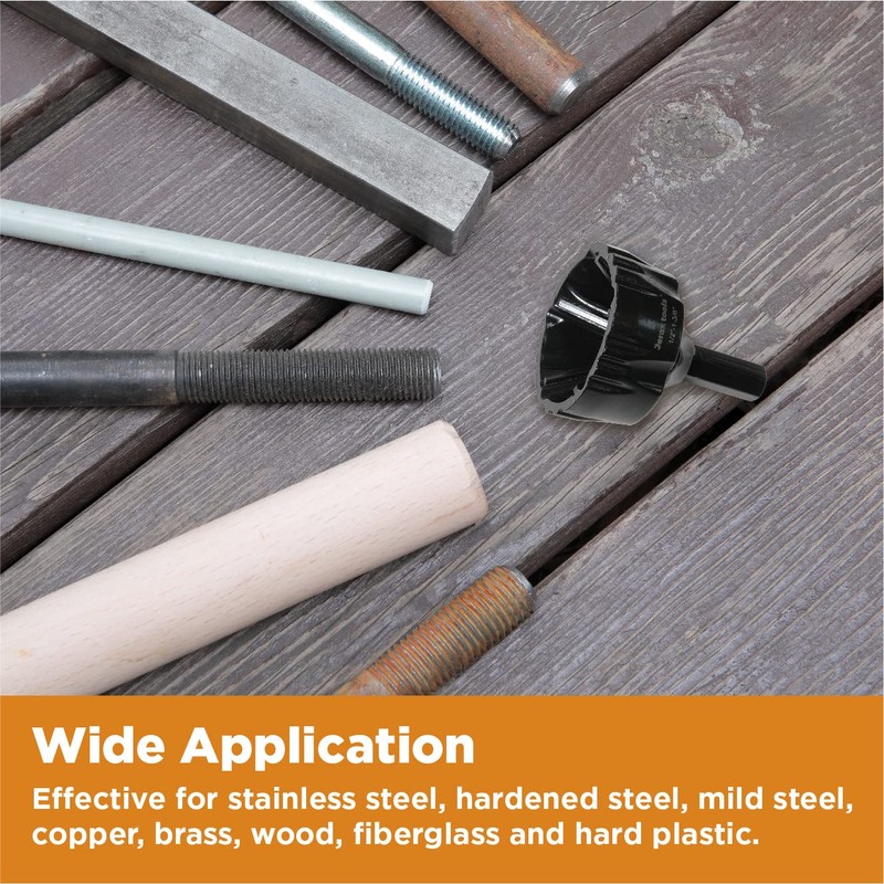 Jerax tools Tungsten Carbide Chamfering Drill Bit 1/2" to 1-3/8"