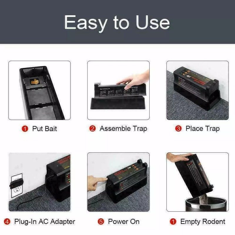 Fimax Electronic Mouse Trap Rat Killer Victor Pest Control Electric