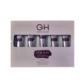 GH Great Hair Steam Clinic Scalp Hair Essence Treatment 15ml, 5 pcs. / GH 그레이트헤어 스팀 클리닉 스칼프 헤어에센스 트리트먼트 15ml, 5개