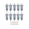 10Pcs Cabinet Door Buffer Heavy‑Duty Adjustable Damping Bumper Reinforced Silencer