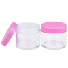 Beauticom 60 Grams/60 ML (2 Oz) Round Clear Leak Proof