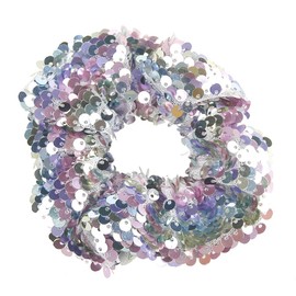 Jixin4you Scrunchie Stylish Girls Children Women's Hair Ornament, Elegant, Sequin, Volume, Gift, Birthday Gift, Pink