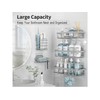 Liuoud 5 Pack Shower Caddy Organizer Rack Shelf for Inside