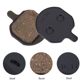 Bicycle Brake Pads 4 Pairs Metallic Bicycle Disc Brake Parts for Hayes Sole MX2/3/4/5 CX5 GX-C GX2