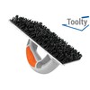 Toolty PVC Decorative Stippling Texturing Brush - Rubber Handle -