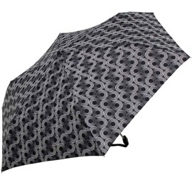 Doppler Pocket Umbrella Carbon Steel Slim Glow, black, geometric" or "patterned