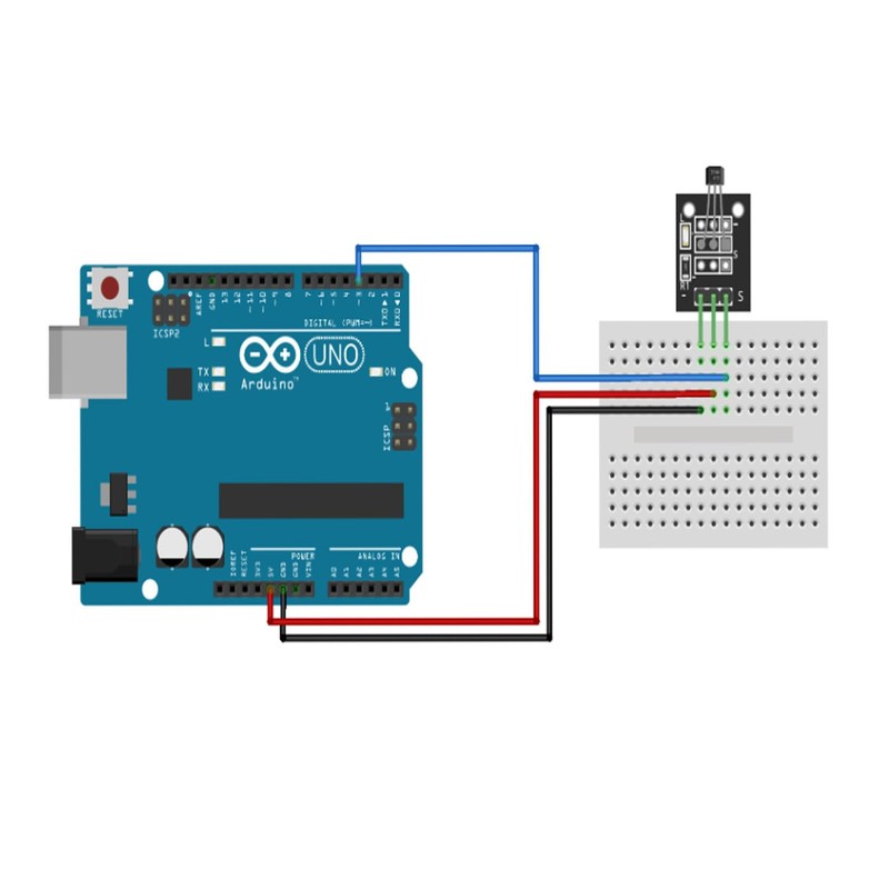 KY-003 Hall Sensor Module, Magnetic Sensor Module 5pcs
