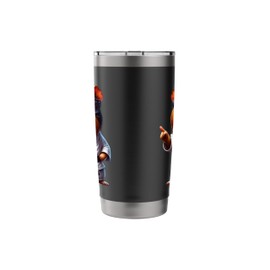 Cool Karate Hamster With Sunglasses Pose Stainless Steel Insulated Tumbler