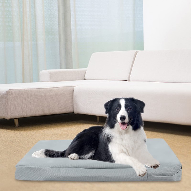Dog Bed Cover,Waterproof Dog Crate Mattress Cover,Removable & Washable Bed