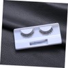 SAFIGLE Shiny Cross Fake Eyelashes 1 Pair Long Thick Eyelashes