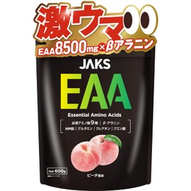 JAKS EAA 600g BCAA ベータアラニン クレアチン グルタミン クエン酸 HMB 必須アミノ酸 ジャックス … (ピーチ風味)