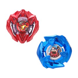 X Set, Buster Dran UX and Keel Shark, 2 Attack Types, Right-Hand Spinning Tops, Great Toy Gift for Boys from 6 Years