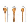 Cleminson® Handcrafted Olive Wood Utensils 3 Piece Set – Wooden