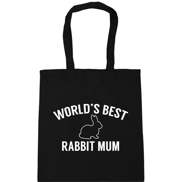 Hippowarehouse World's best rabbit mum Tote Shopping Gym Beach Bag