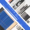 Prina 50 Pack Drawing Set Sketch Kit, Sketching Supplies with