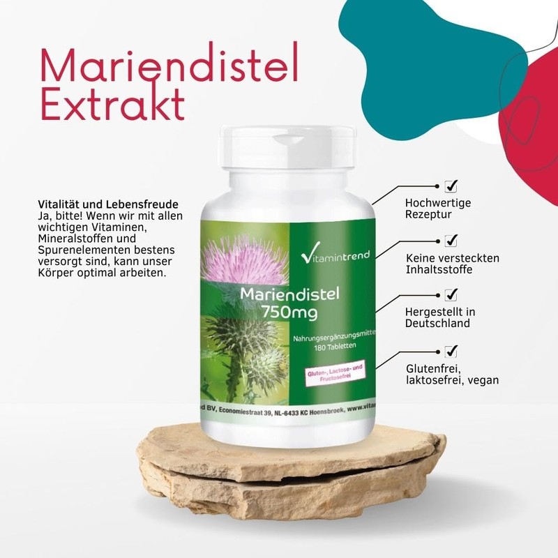 Milk Thistle Extract 750 mg - 80% Silymarin - 180