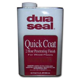 Dura Seal Quick Coat 2 Hour Penetrating Finish Hardwood Flooring Stain for Wood Floors (QT) Golden Oak