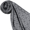 Lorenzo Cana Men's Scarf 100% Silk in Harmonious Grey Tones