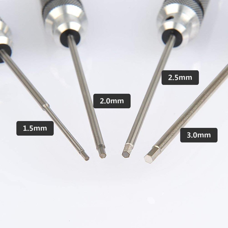 Hex Wrench Screwdriver Titanium Nitride Precision Screwdriver Set for Drones