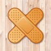 Radiant Sticker Bandage Design Magnet | X Shaped Bandage |