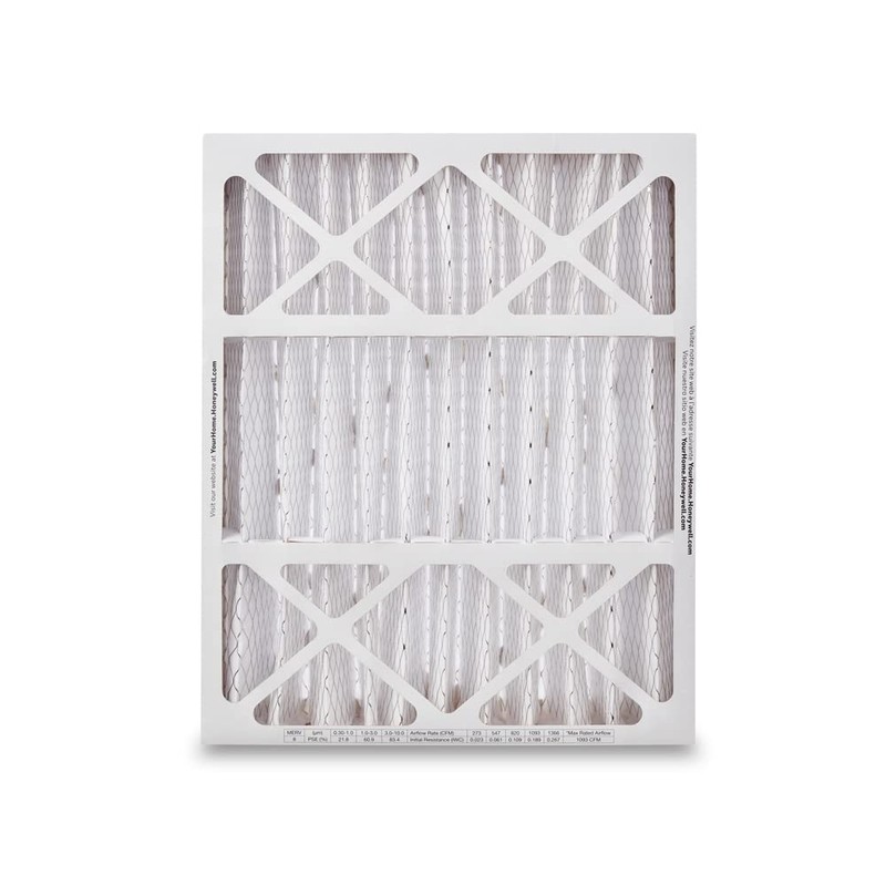 Honeywell Home 20x25x4 MERV 8, AC Furnace Air Filter, 3