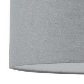Grey Cotton Fabric Table Lamp Shade, Lampshade for Table Lamp or Bedside Light, Diameter 15cm