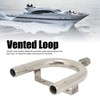 19.6mm Siphon Vented Loop 316 Stainless Steel Polished Rustproof for