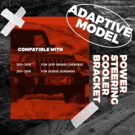 tsurghion Power Steering Cooler Retainer Bracket 68084182AA for Mopar Dodge Durango Jeep Grand Cherokee 2011-2019