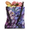 Lisianthus Flower Pattern Graphic Tote Bag
