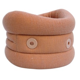 ANCIENTIMPEX Adjustable Soft Eyelet Cervical Collar | Neck Brace | For Neck Support | Vertebrae Support | Relives Pain | Reduces Pressure from the Spine (X-Large)